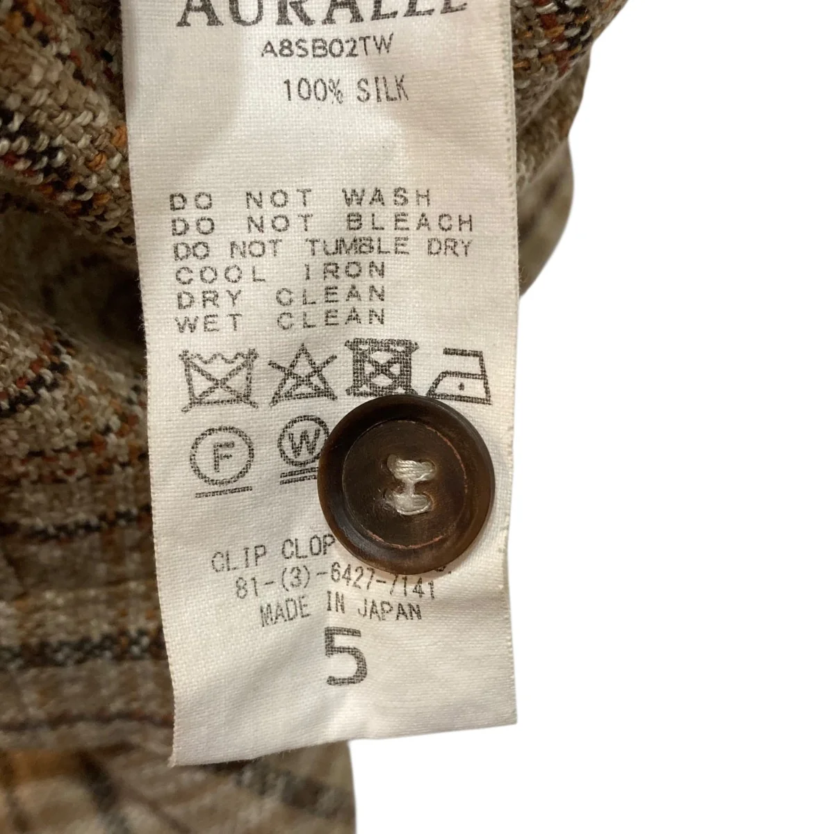 SILK SUMMER TWEED BLOUSONシャツジャケットA8SB02TW - Image 6