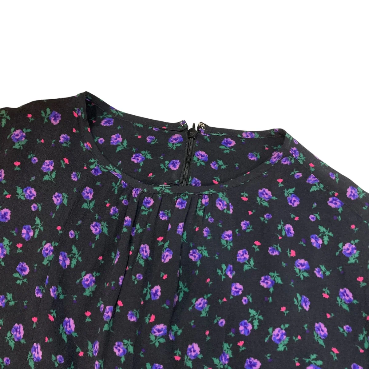 PURPLE FLOWER DRESS花柄半袖ワンピース23AMSOP01 - Image 3