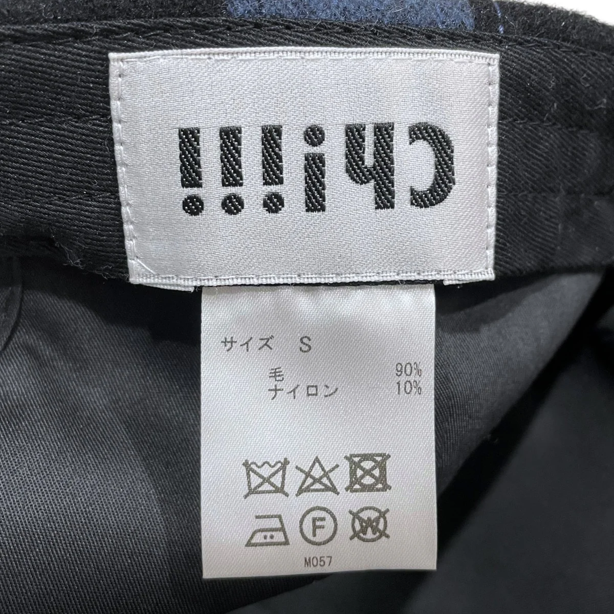 チェック柄ベースボールキャップ Wool cap ウールキャップ - Image 10
