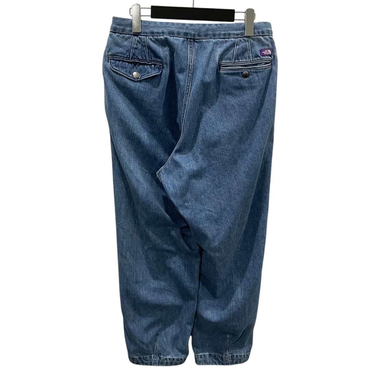 デニムワイドテーパードパンツ Denim Wide Tapered Pants NT5205N - Image 2