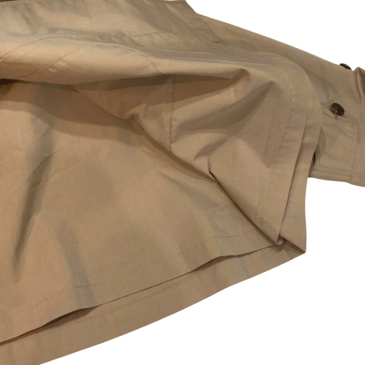 FINX POLYESTER DOUBLE CLOTH SOUTIEN COLLAR COATステンカラーコートA8SC02FP - Image 6
