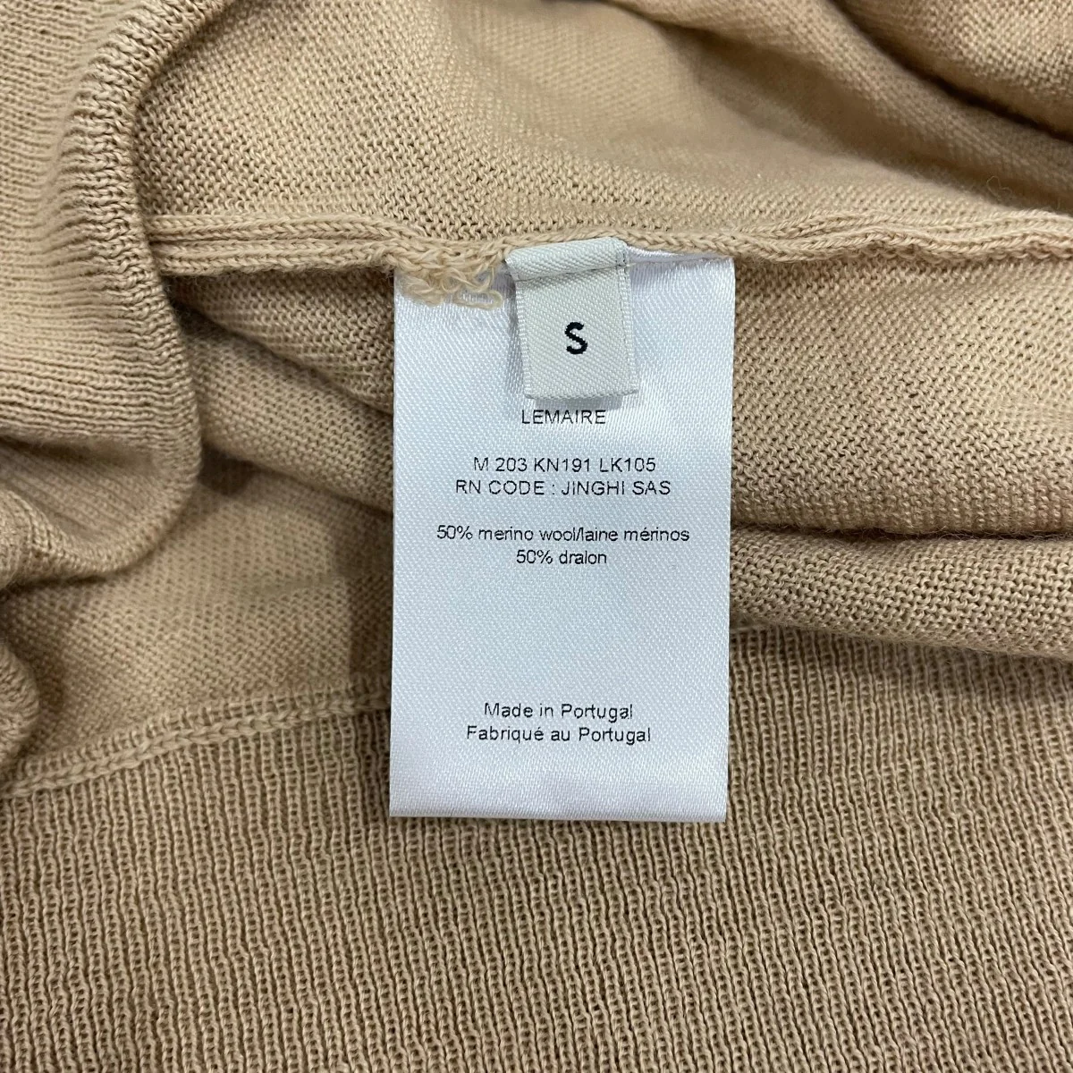 Wool TurtleneckタートルネックニットM 203 KN191 LK105 - Image 6
