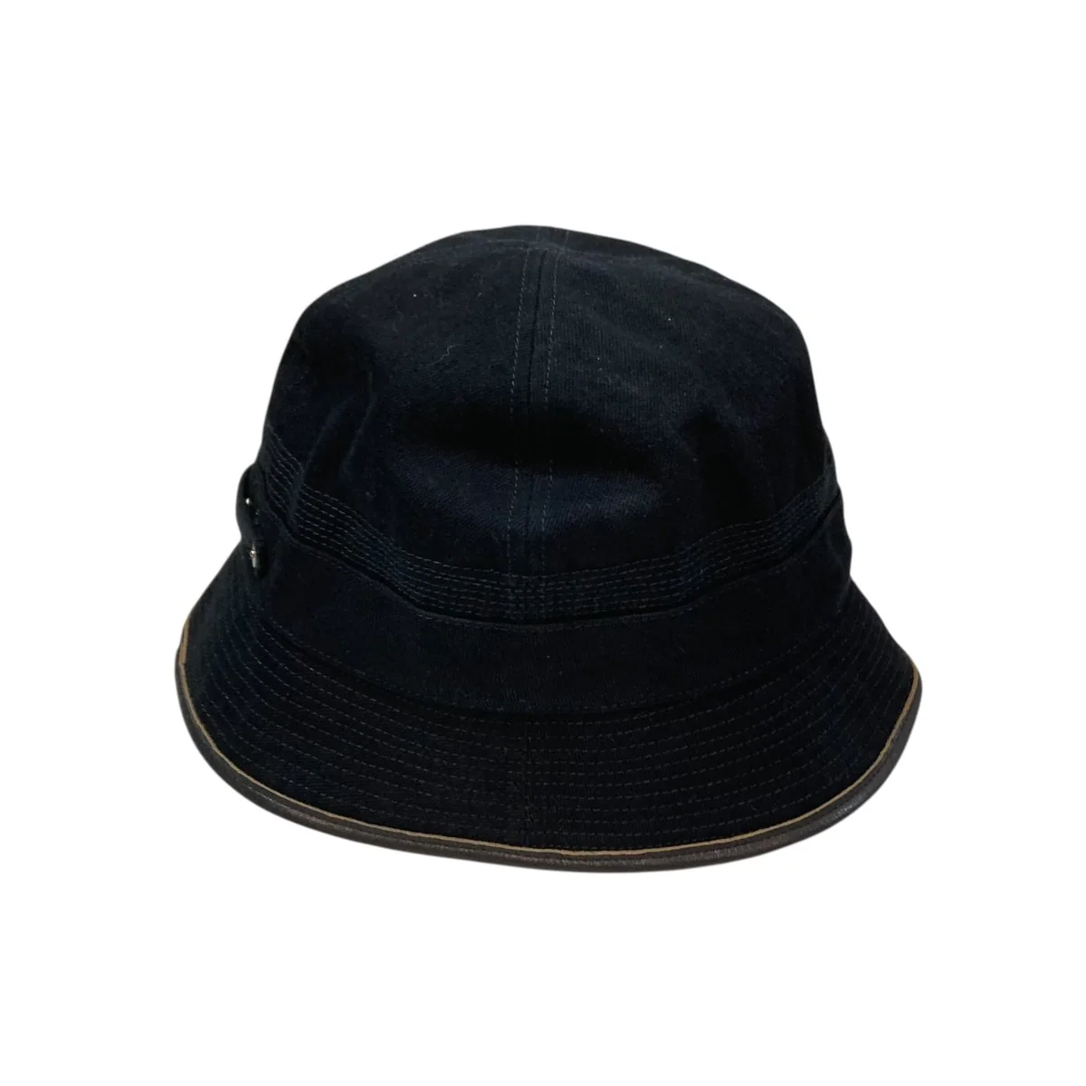 D．MATLOCK 14OZ DENIM LEATHER TRIM HATハットNN-4307H16 - Image 4