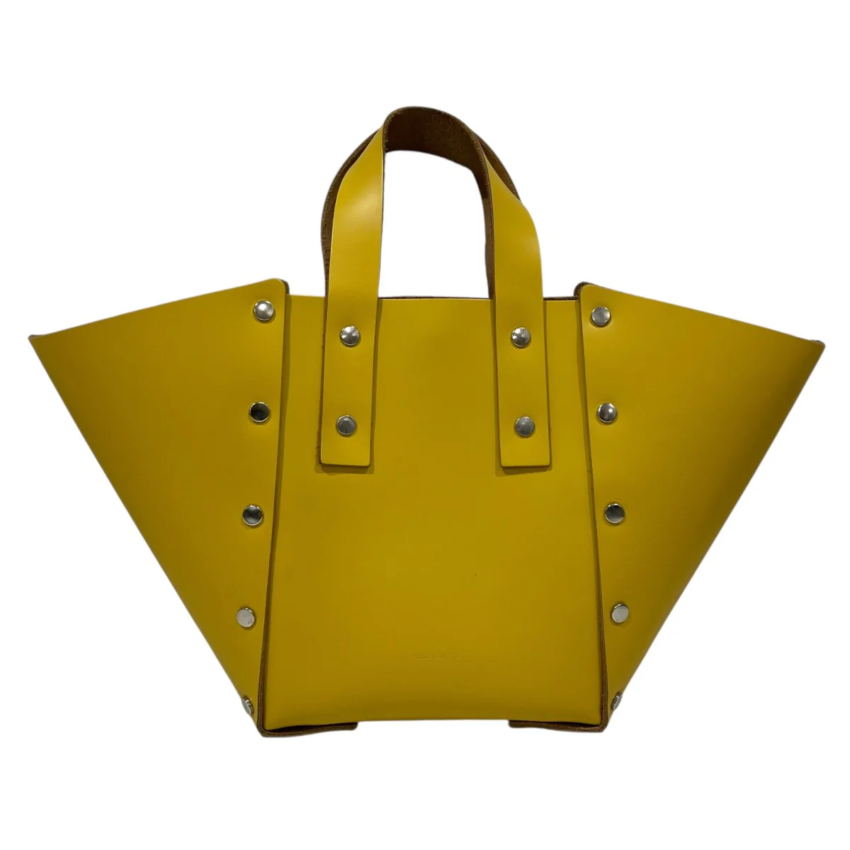 舟形レザートートバッグ assemble hand bag wide S アッセンブル ハンドバッグ ワイドS di-rb-aws - Image 2