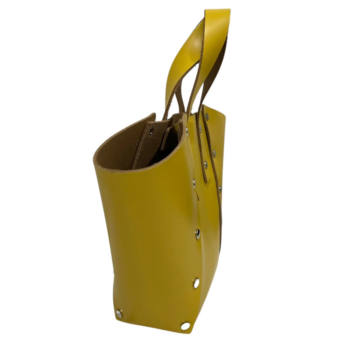 舟形レザートートバッグ assemble hand bag wide S アッセンブル ハンドバッグ ワイドS di-rb-aws - Image 4