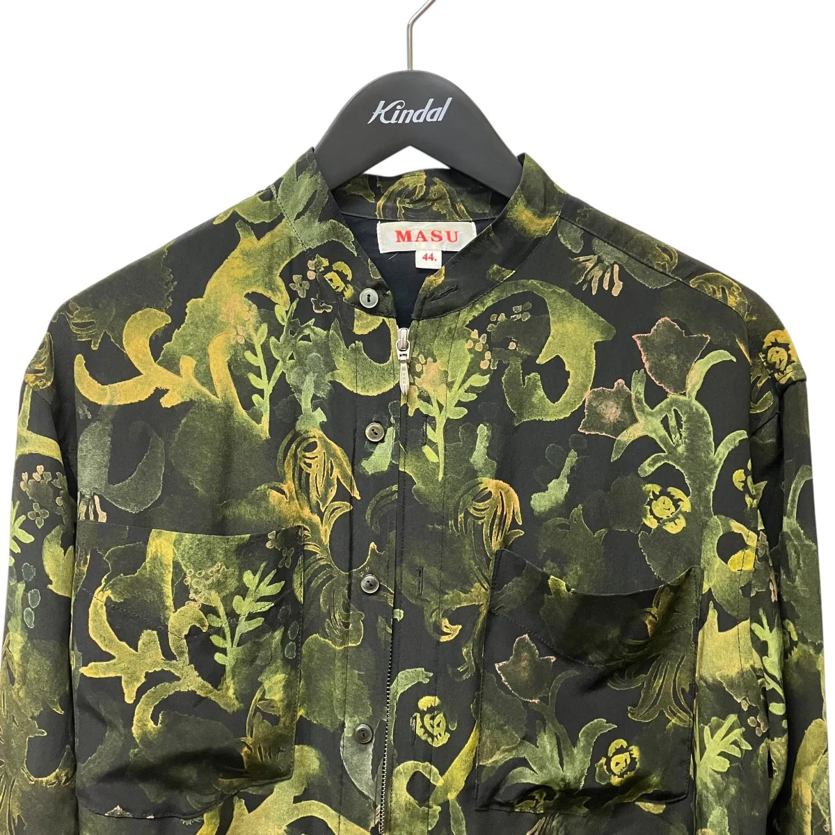 GRANNY ZIP-UP SHIRTS総柄ジップアップシャツジャケットMSSS-SH0222 - Image 3