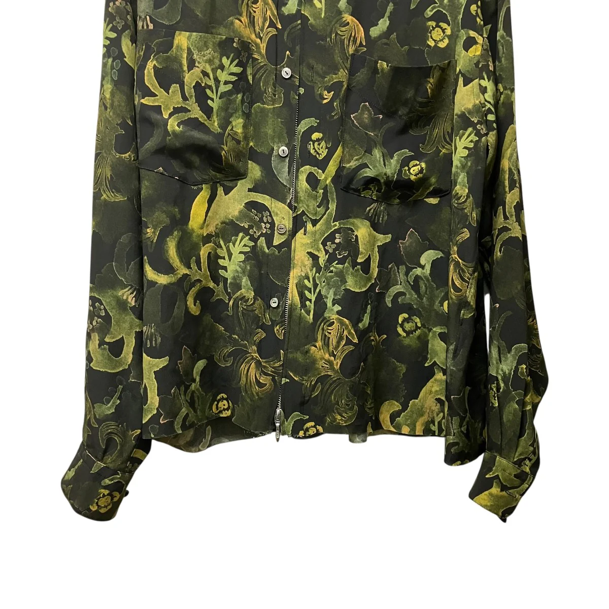 GRANNY ZIP-UP SHIRTS総柄ジップアップシャツジャケットMSSS-SH0222 - Image 4