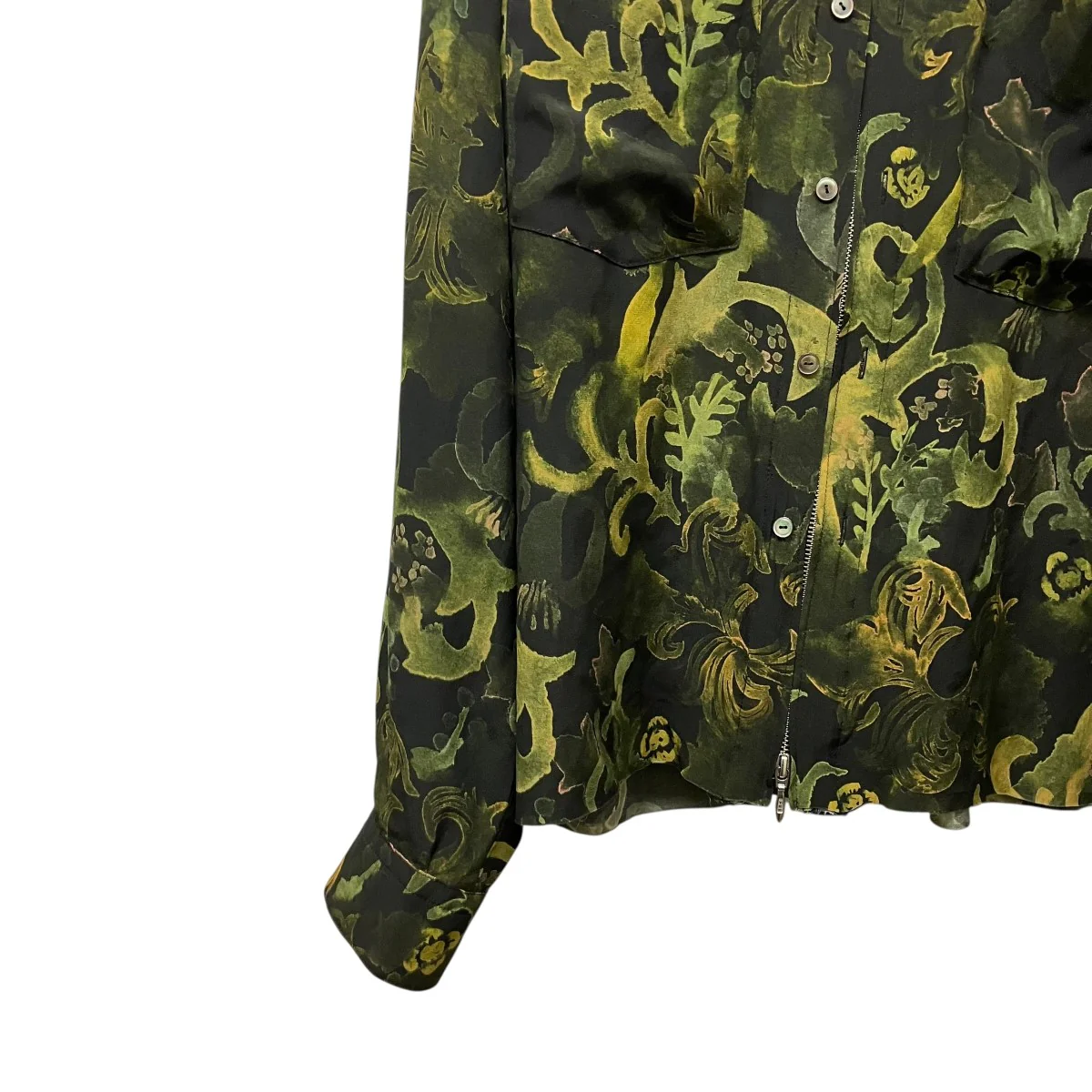 GRANNY ZIP-UP SHIRTS総柄ジップアップシャツジャケットMSSS-SH0222 - Image 5