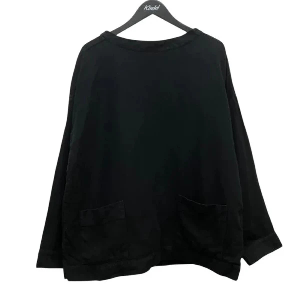 スタンドカラーボックスプルオーバーシャツ0233-U6156-1033