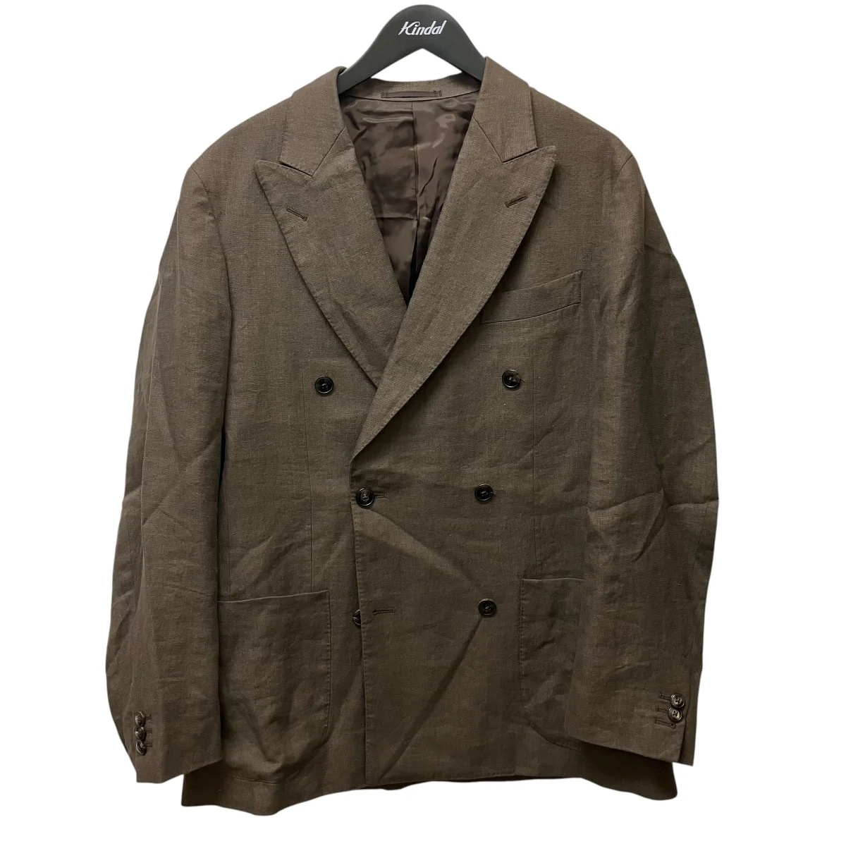 25SSダブルブレストリネンシルクジャケットKS25SJK19
