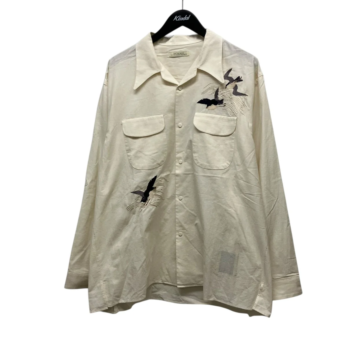 SWALLOW COLLAR NASSOU SHIRTS (EMBROIDERY)刺しゅうオープンカラーシャツ242OJ-SH05