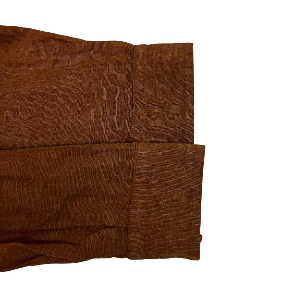 25SSLot．102 SIR GUY SHIRT Techi Tree Dyed Brown2ポケットリネンコットンシャツLOT102 - Image 4