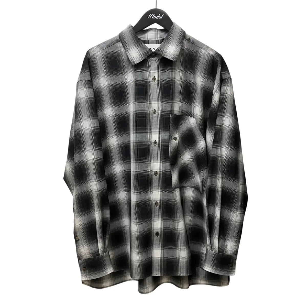 OVERSIZE OMBRE CHECK SHIRTSチェックシャツno-05-CSH-01