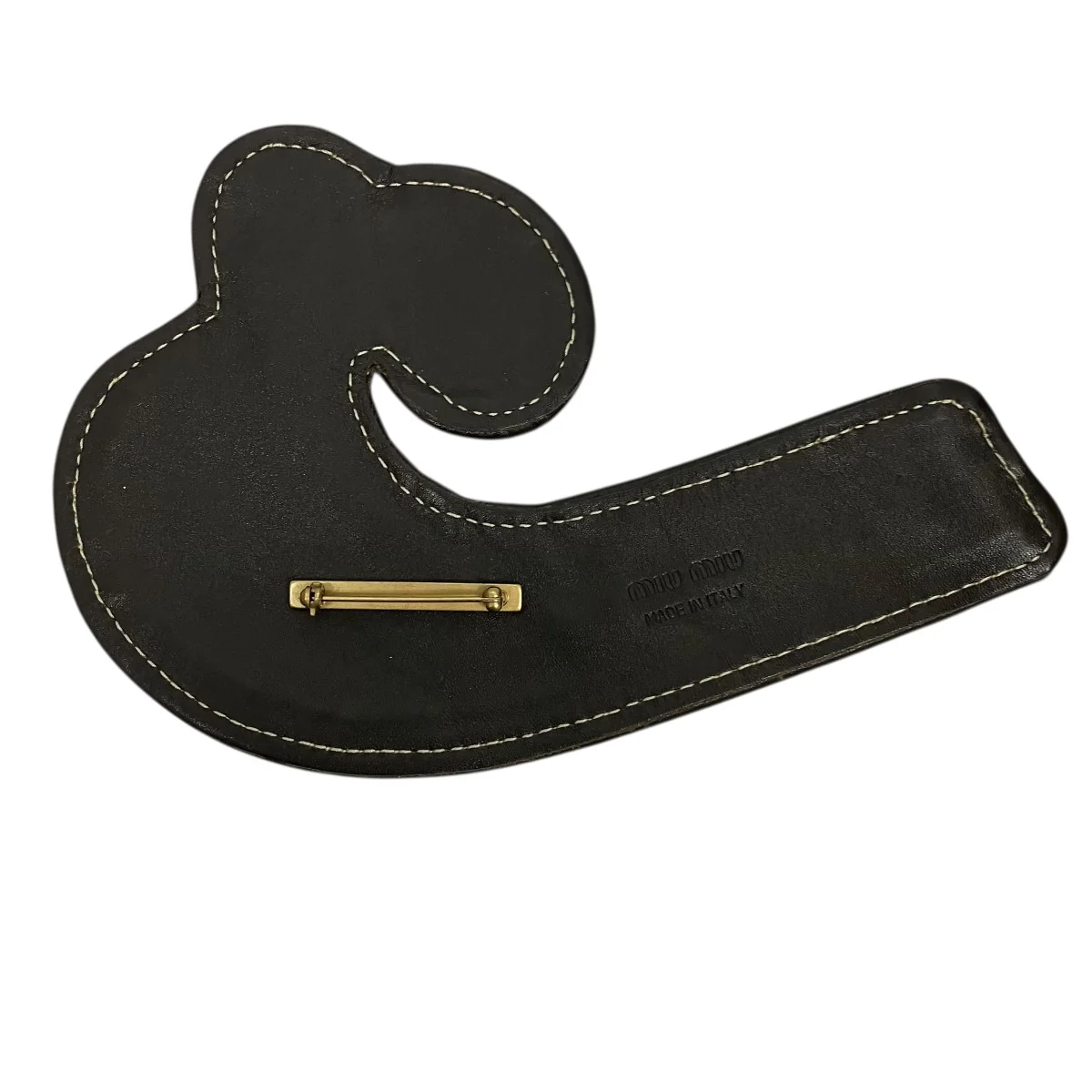 WAVE BROOCHレザーブローチ - Image 2