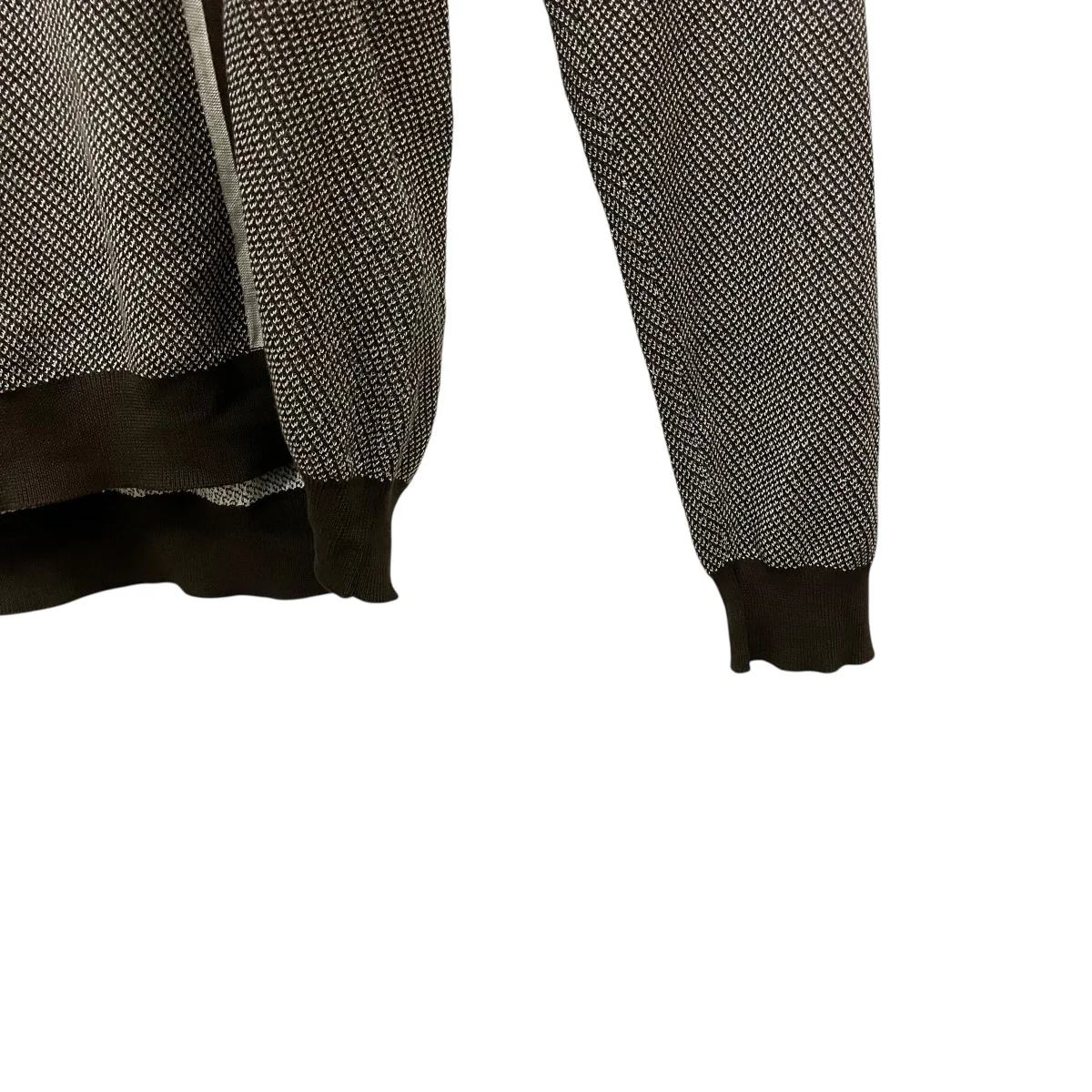 15SSgeometric knitシルク混VネックニットUMA333 - Image 5