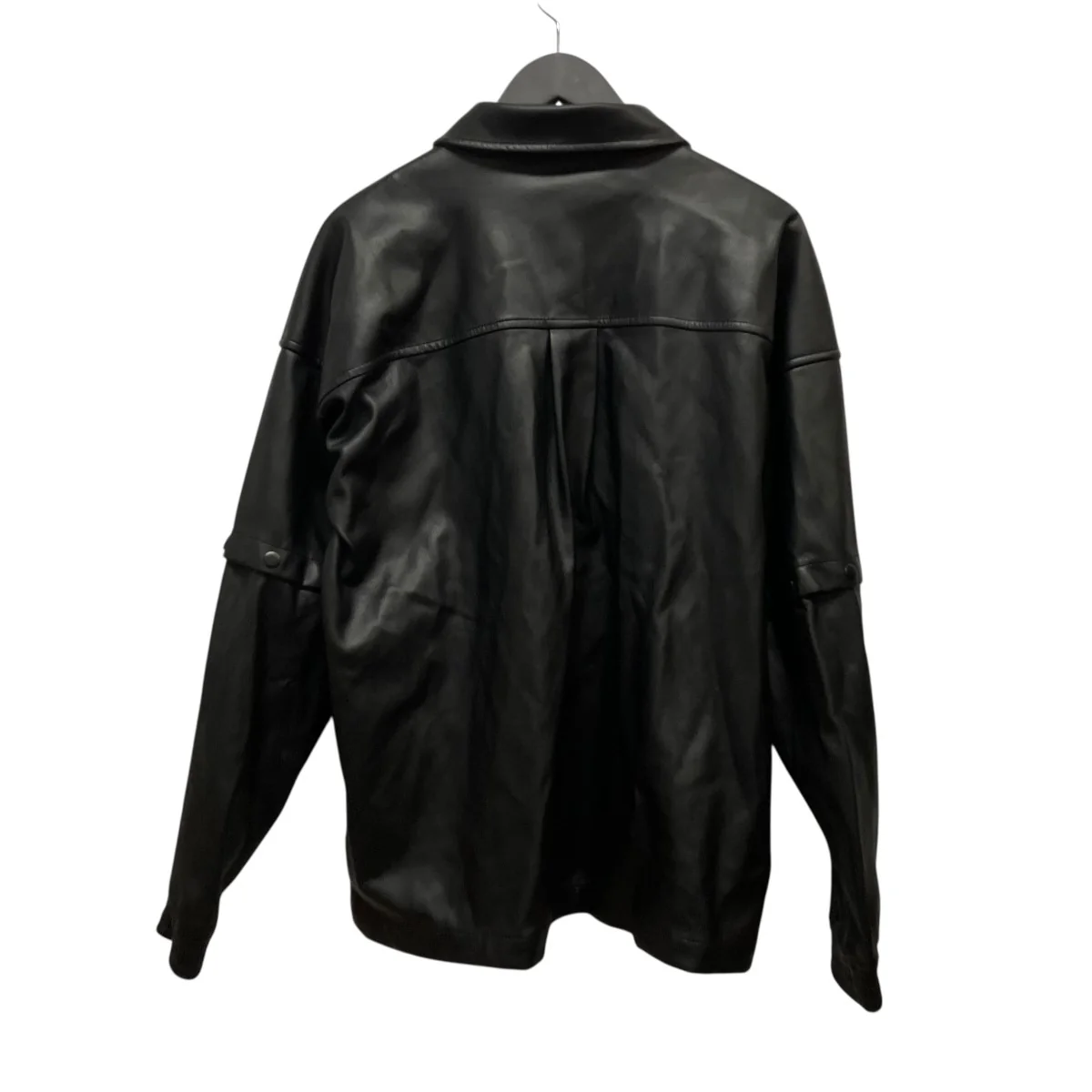 2wayフェイクレザーシャツジャケットHF2021 - Image 2