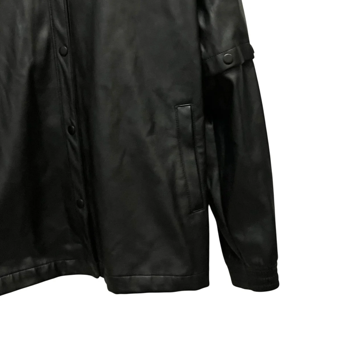 2wayフェイクレザーシャツジャケットHF2021 - Image 4