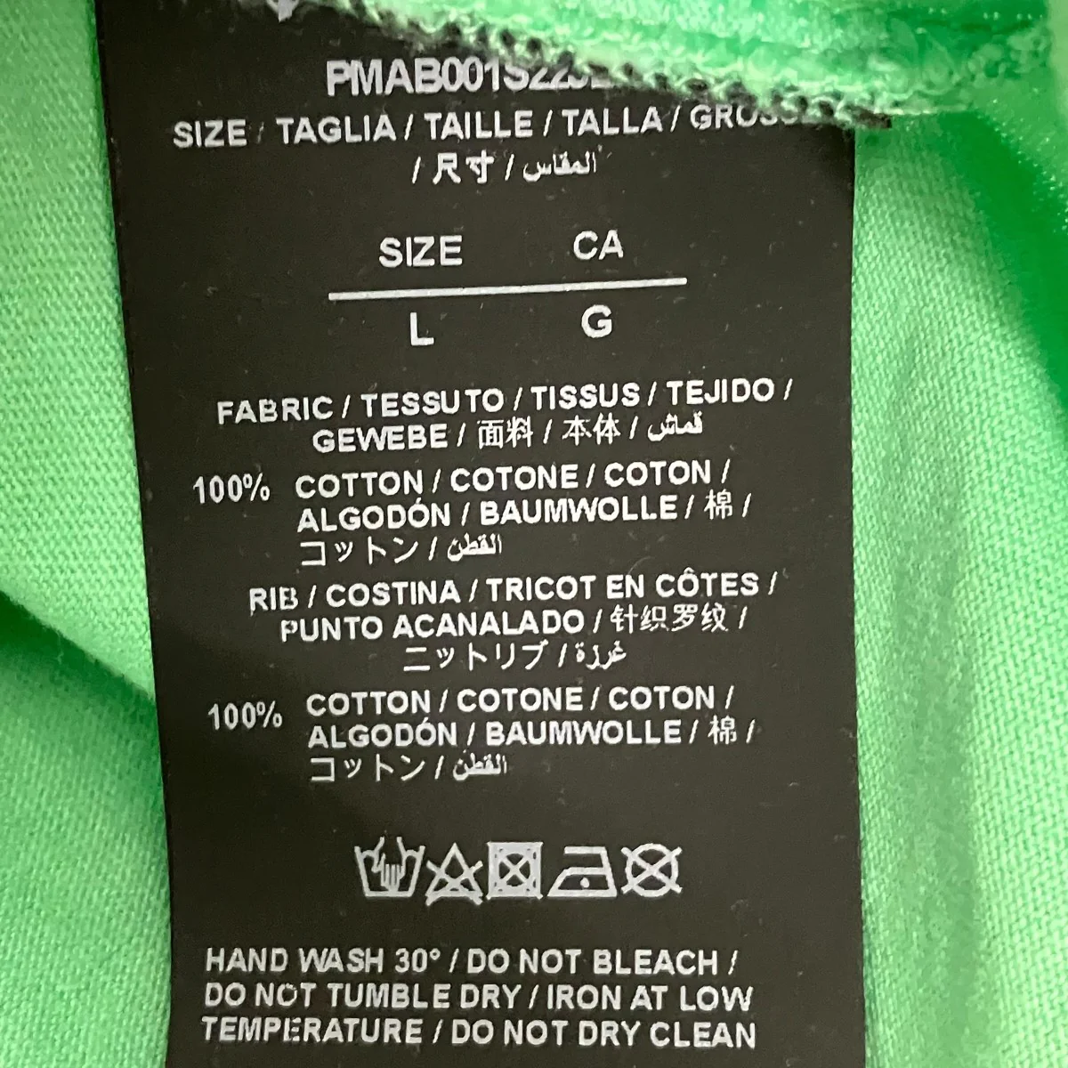 ロゴ長袖カットソーPMAB001S22JER002 - Image 6
