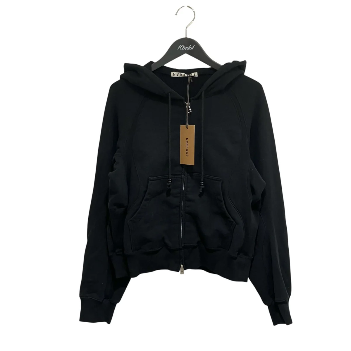 25SSPANELLED ZIP UP HOODIEダブルジップパーカーNF251T01