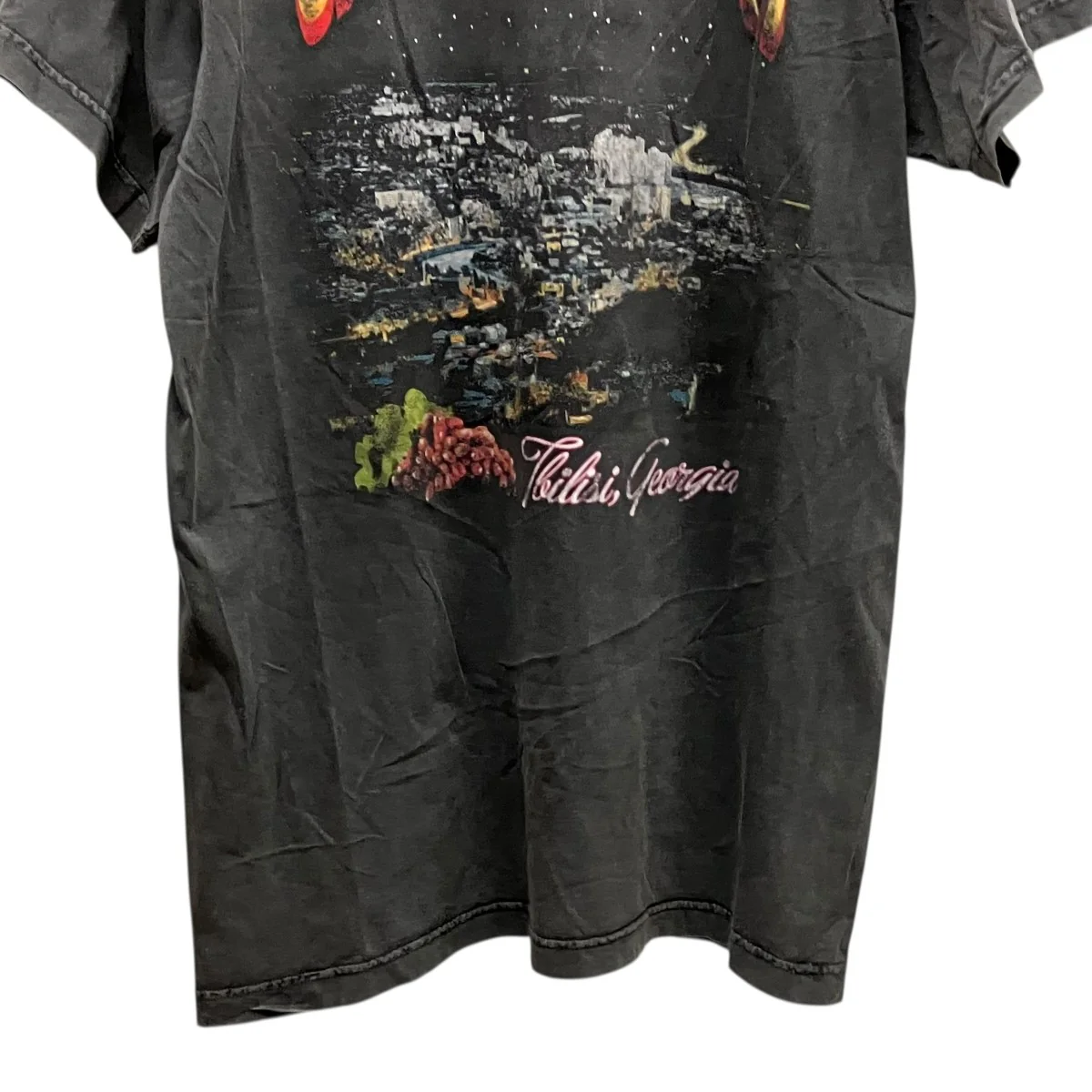 ウォッシュドヴィンテージ加工プリントTシャツ811688 TRVQ7 - Image 4