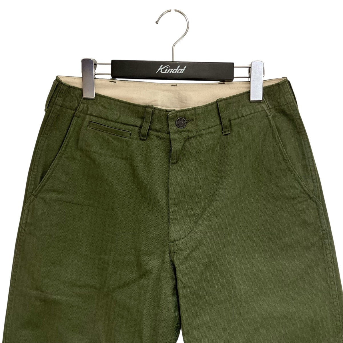 ヘリンボーンストレートパンツ38-23-0126-791 MIL Trousers Herringbone - Image 3