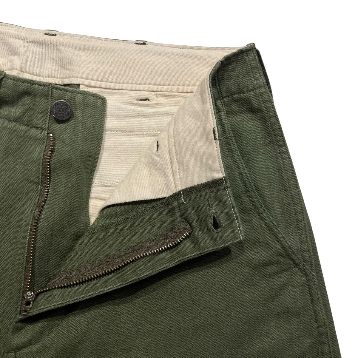 ヘリンボーンストレートパンツ38-23-0126-791 MIL Trousers Herringbone - Image 5
