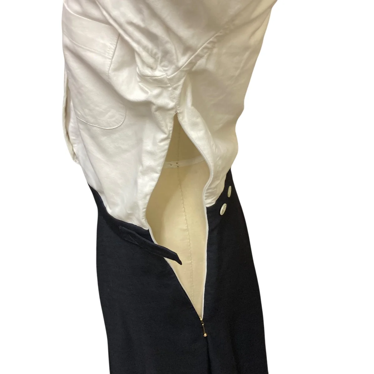 2PLY FRESCO HIGHWAIST A-LINE SHIRT DRESS2 PLY フレスコ ハイウェスト Aライン ビローザニー シャツドレスFDSC75C-00473415 - Image 5
