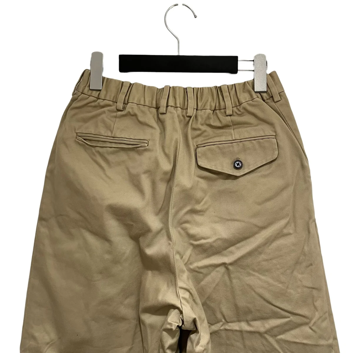 PLEATED WIDE TROUSERS ORGANIC COTTON TWILLオーガニックコットンワイドタックパンツA22B-04PT01C - Image 4