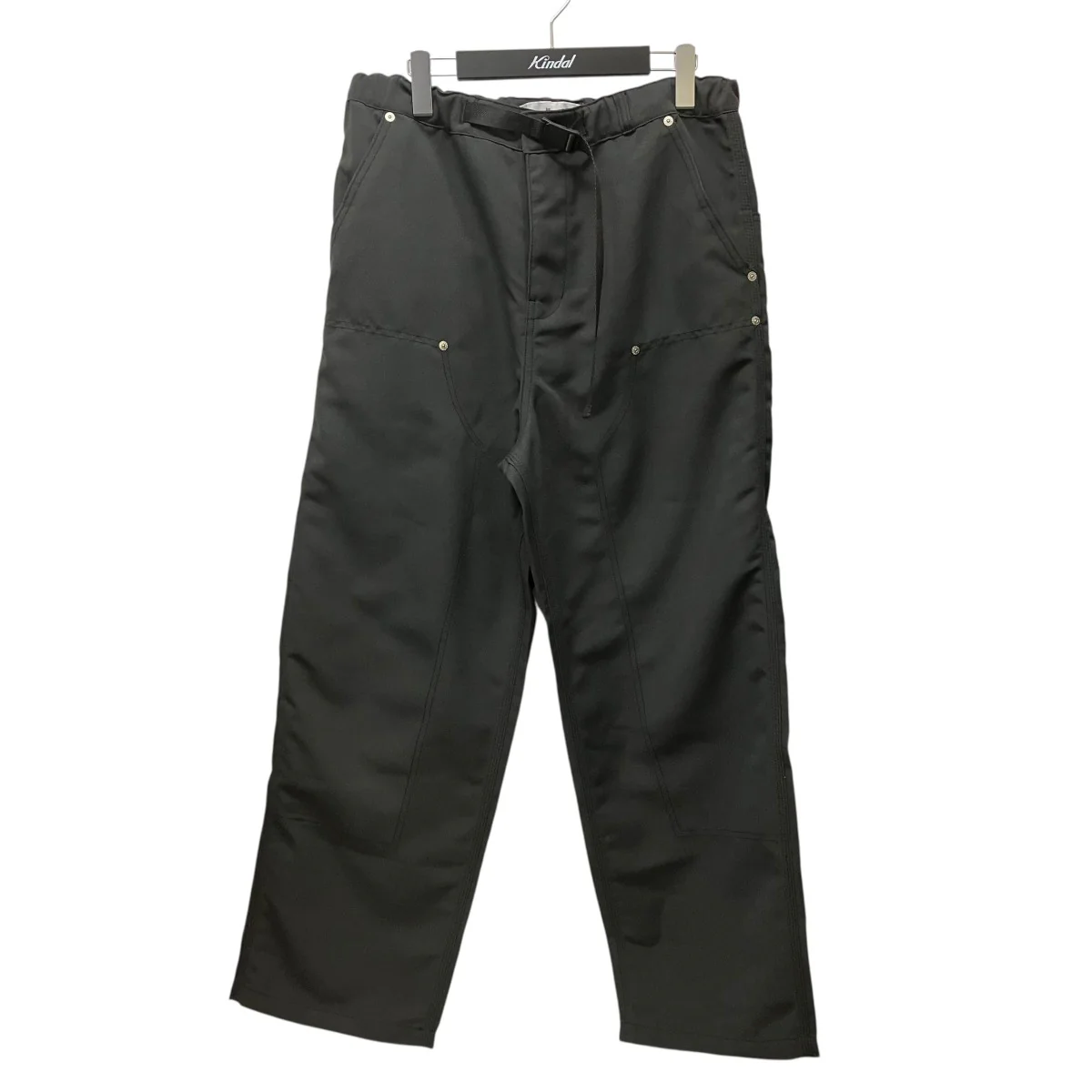 TECH KERSEY WIDE DRAPE TROUSERSテックワイドナイロンパンツFST03261U0006 - Image 2