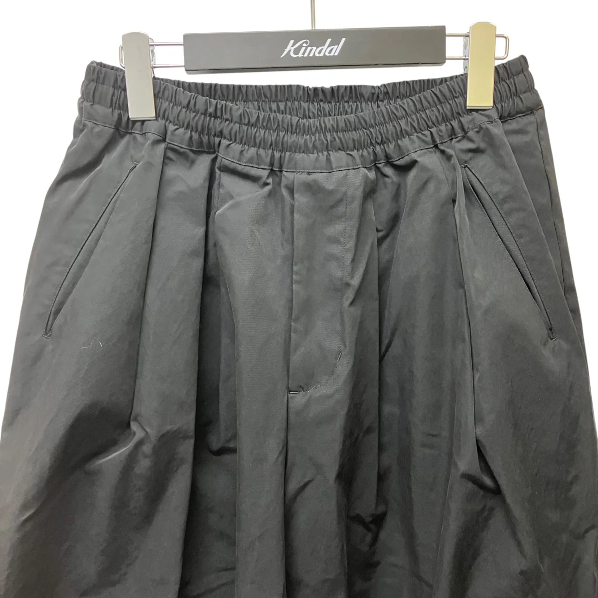 TECH KERSEY WIDE DRAPE TROUSERSテックワイドナイロンパンツFST03261U0006 - Image 3