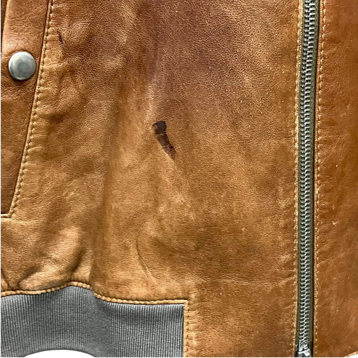 レザー切り替えジップアップジャケットBP732572C - Image 5