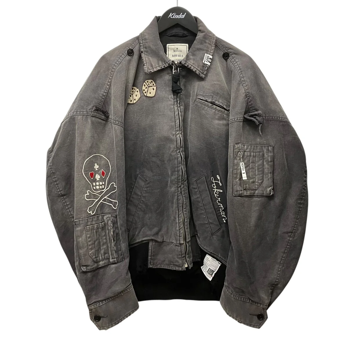 26SSSUN FADED MILITARY JACKETコットンダメージミリタリージャケットJ16BL171