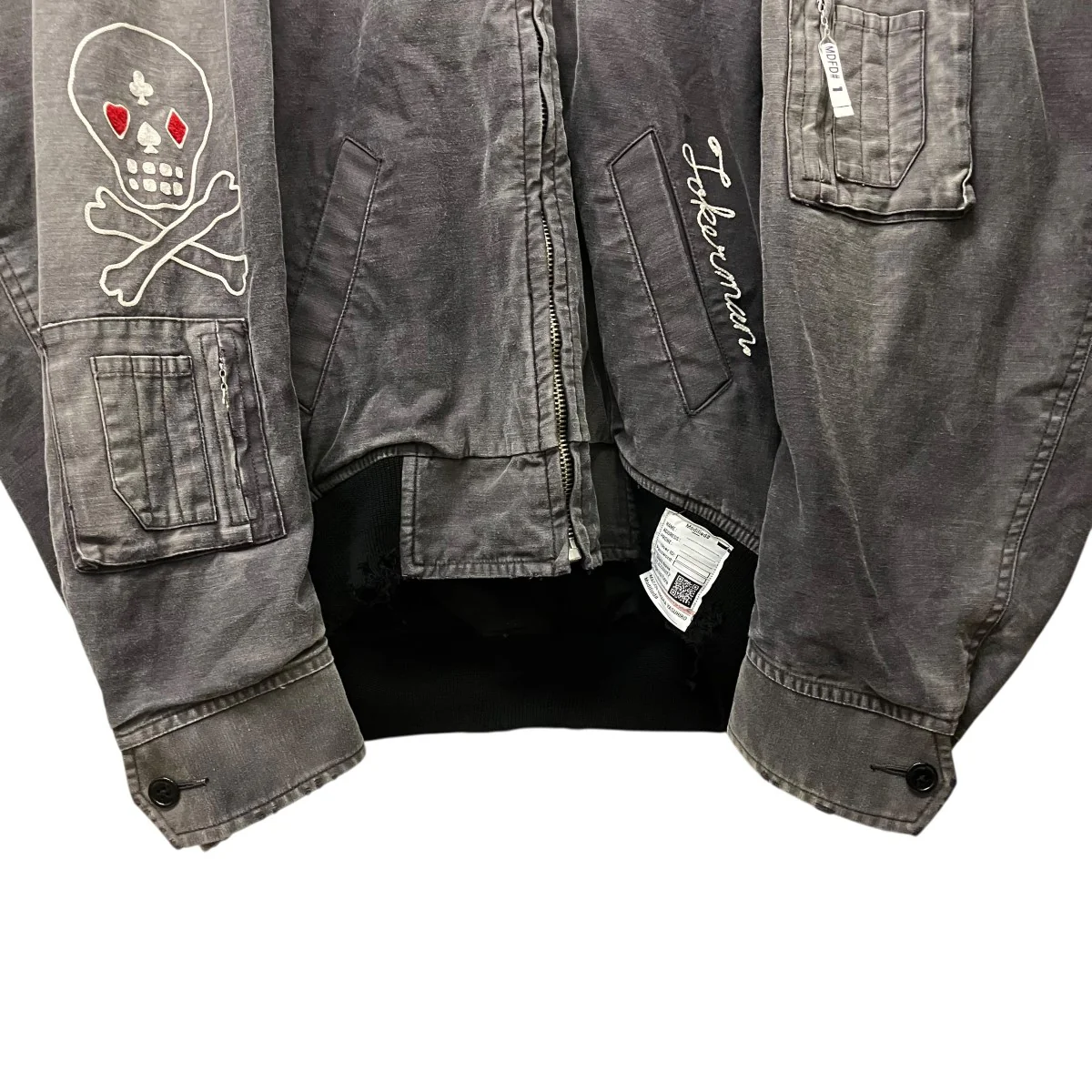 26SSSUN FADED MILITARY JACKETコットンダメージミリタリージャケットJ16BL171 - Image 4