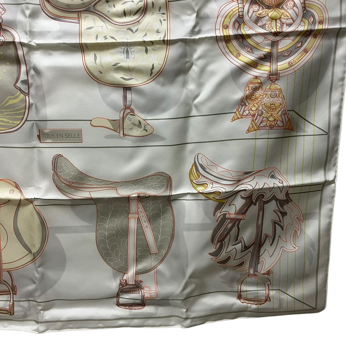 25SSカレ90シルクスカーフ - Image 6