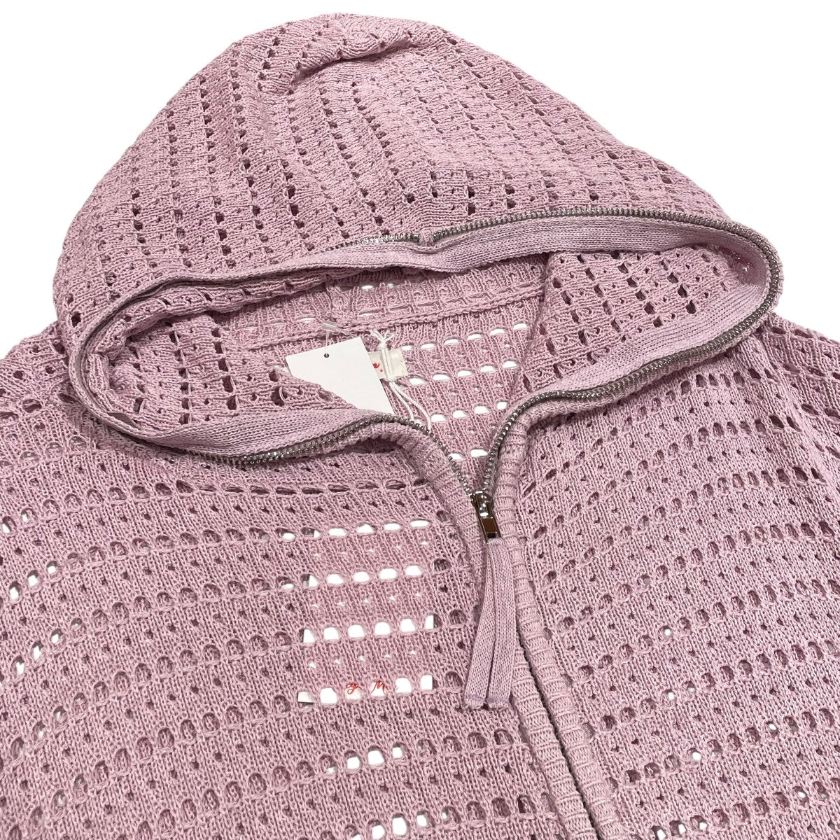 25ss-SY009 Crochet Hoodieメッシュフーディ - Image 3