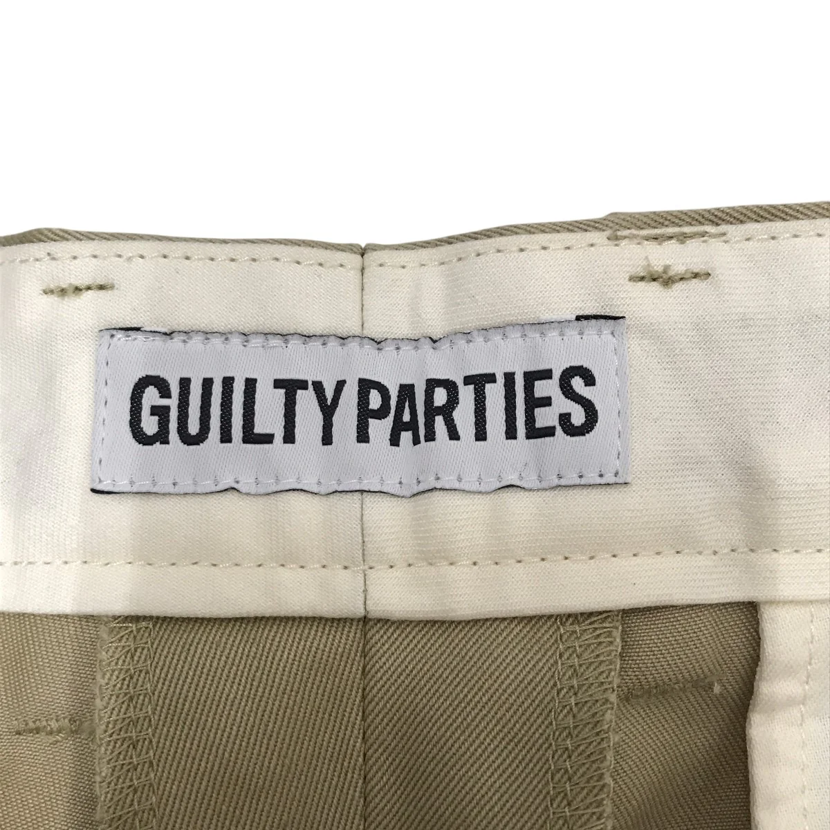 DOUBLE PLEATED CHINO TROUSERSパンツ - Image 3