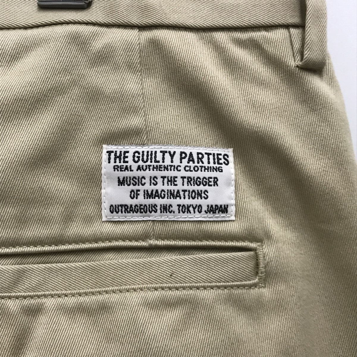 DOUBLE PLEATED CHINO TROUSERSパンツ - Image 5