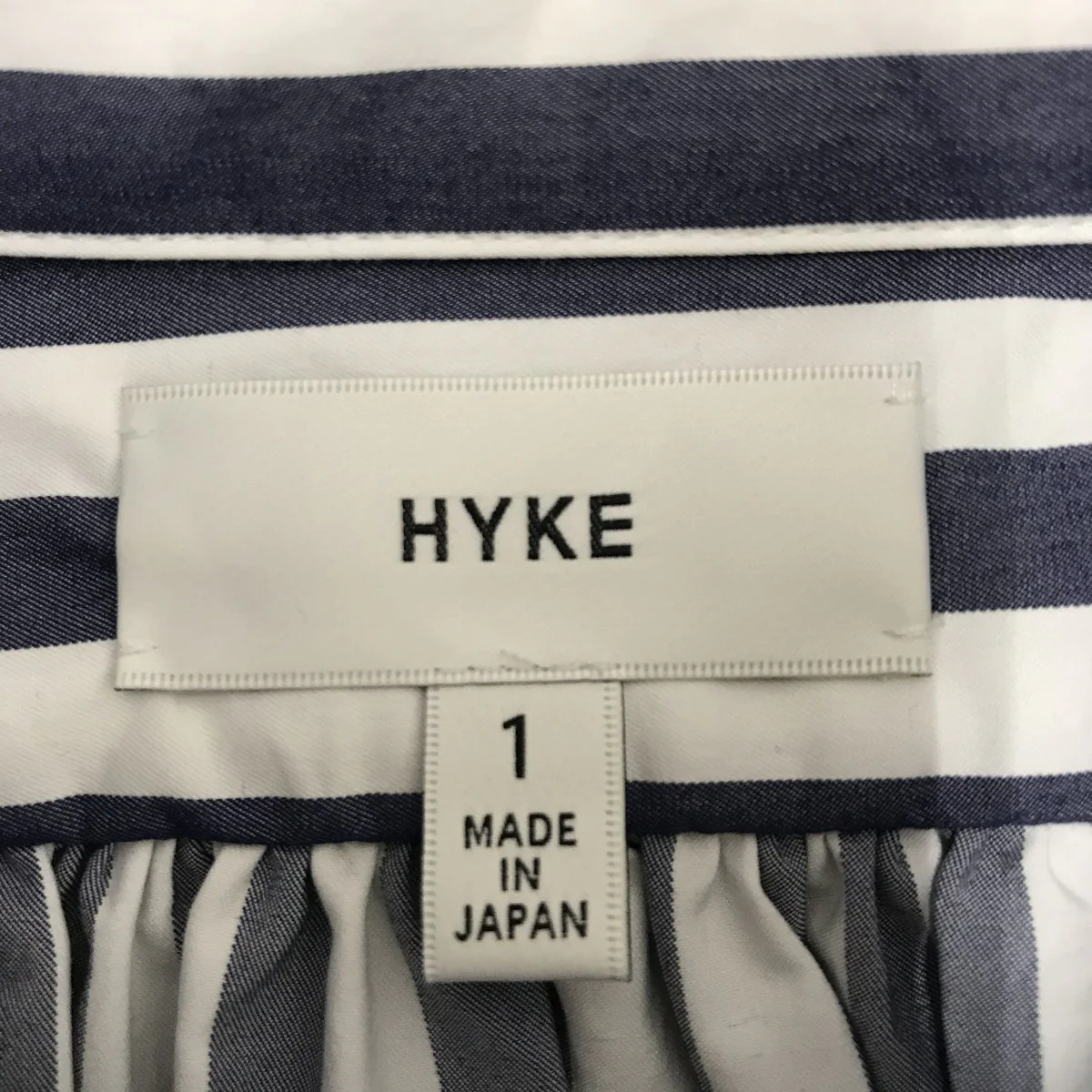 STRIPED POWER SHOULDER SHIRTストライプシャツ221-15157 - Image 3