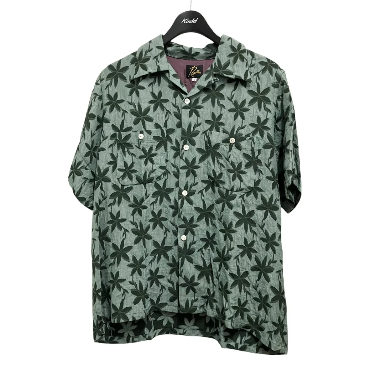 23SSS S ONE-UP SHIRT - ACE R FLORAL JQ．総柄半袖シャツMR238