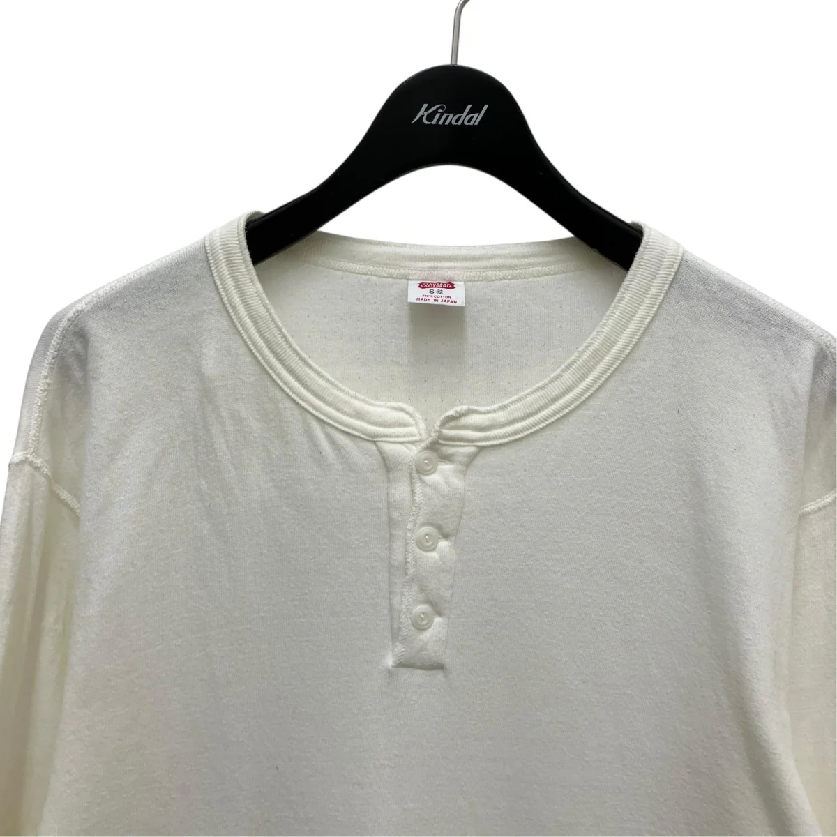SD Heavyweight Rib Henley Long Sleeve Tヘンリーネックカットソー - Image 2