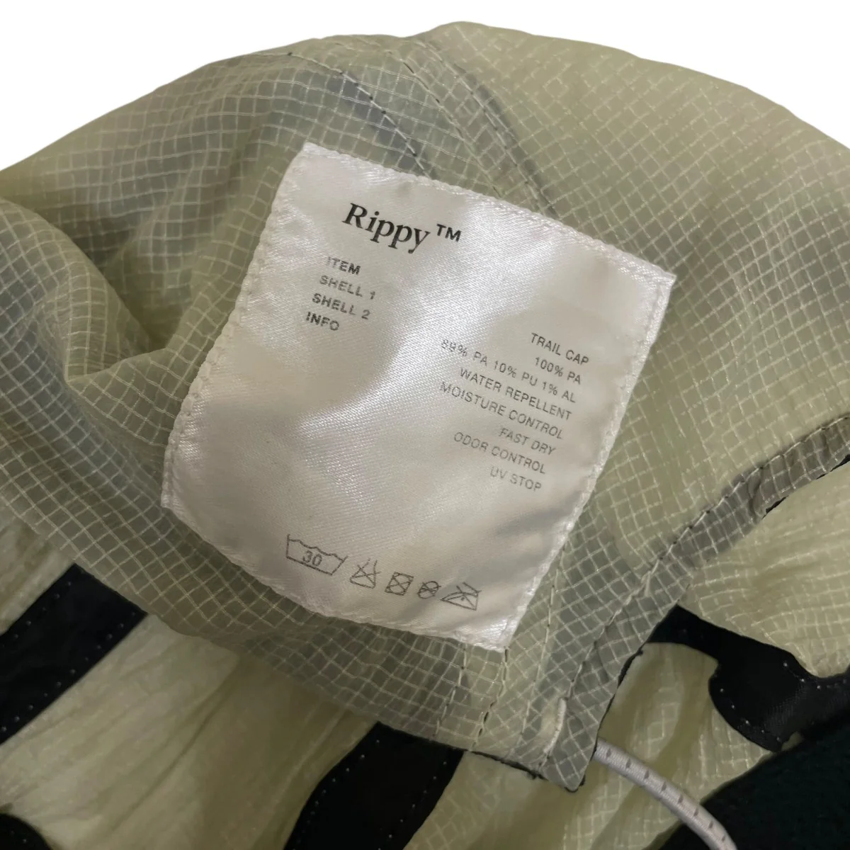workshop RIPPY TRAIL CAP陰陽 リフレクター リップストップナイロン キャップ - Image 7