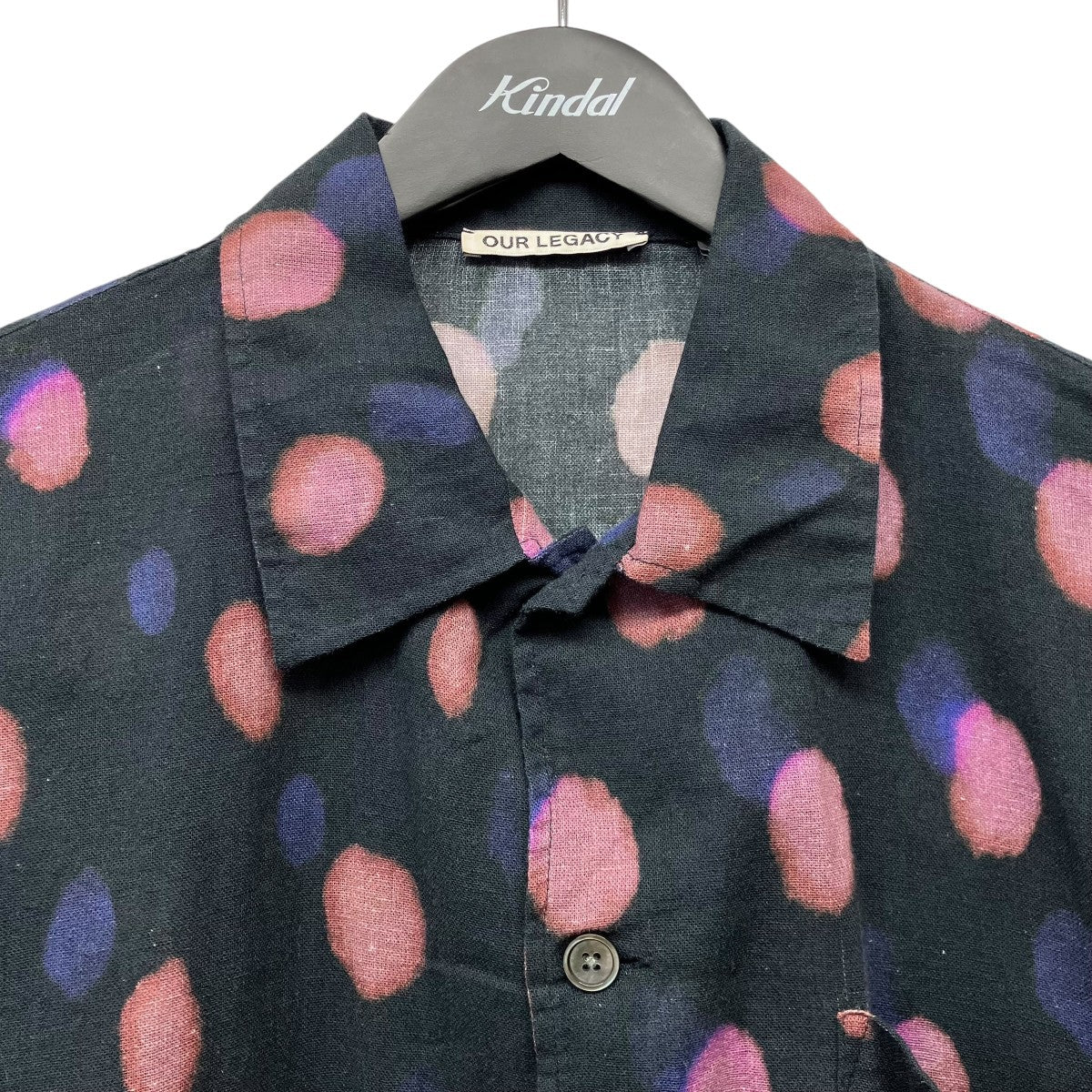 BOX SHIRT SHORTSLEEVEドットBOXシャツM2212BSSD - Image 3