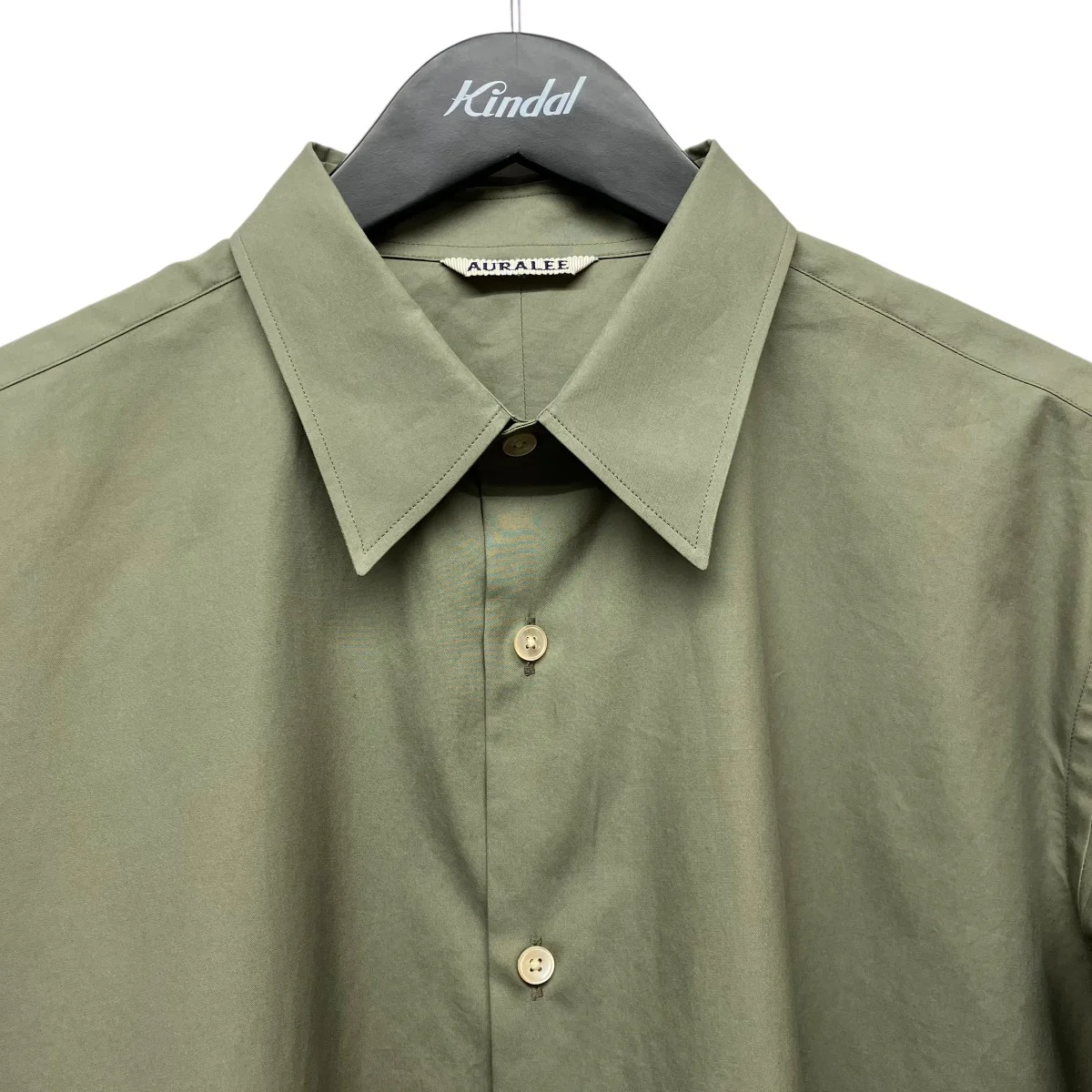 26SSWASHED FINX TWILL SLIM SHIRTツイルスリムシャツA26SS02TN - Image 3