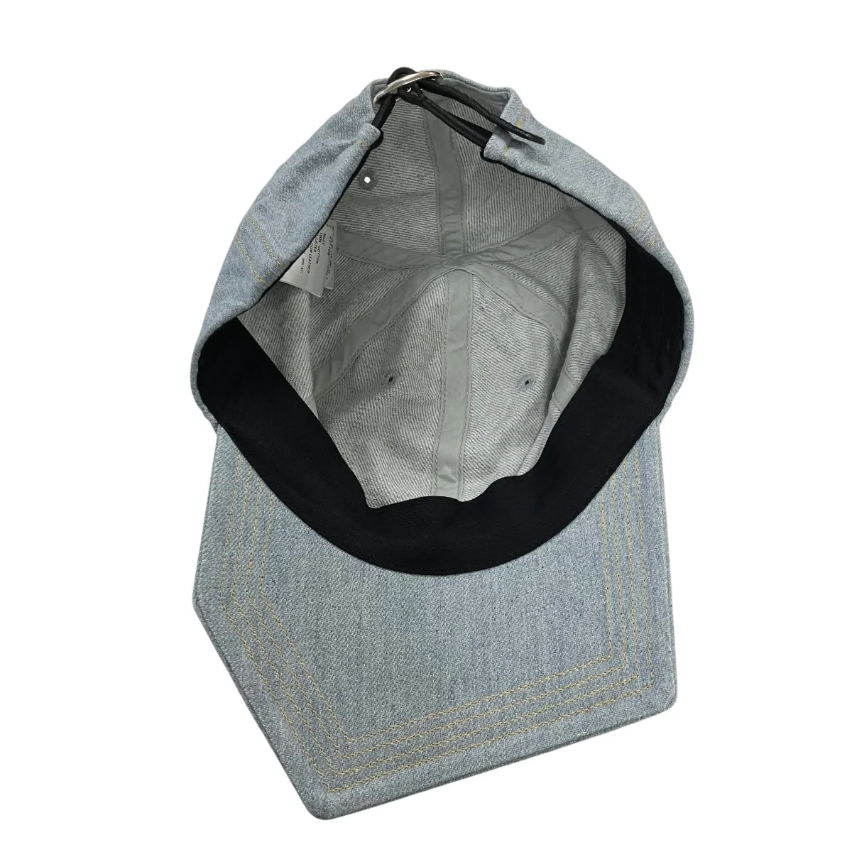RECYCLED DENIM PENTAGON VISOR 6PANEL CAPリサイクルコットン12ozデニム6Pキャップ251106 - Image 5