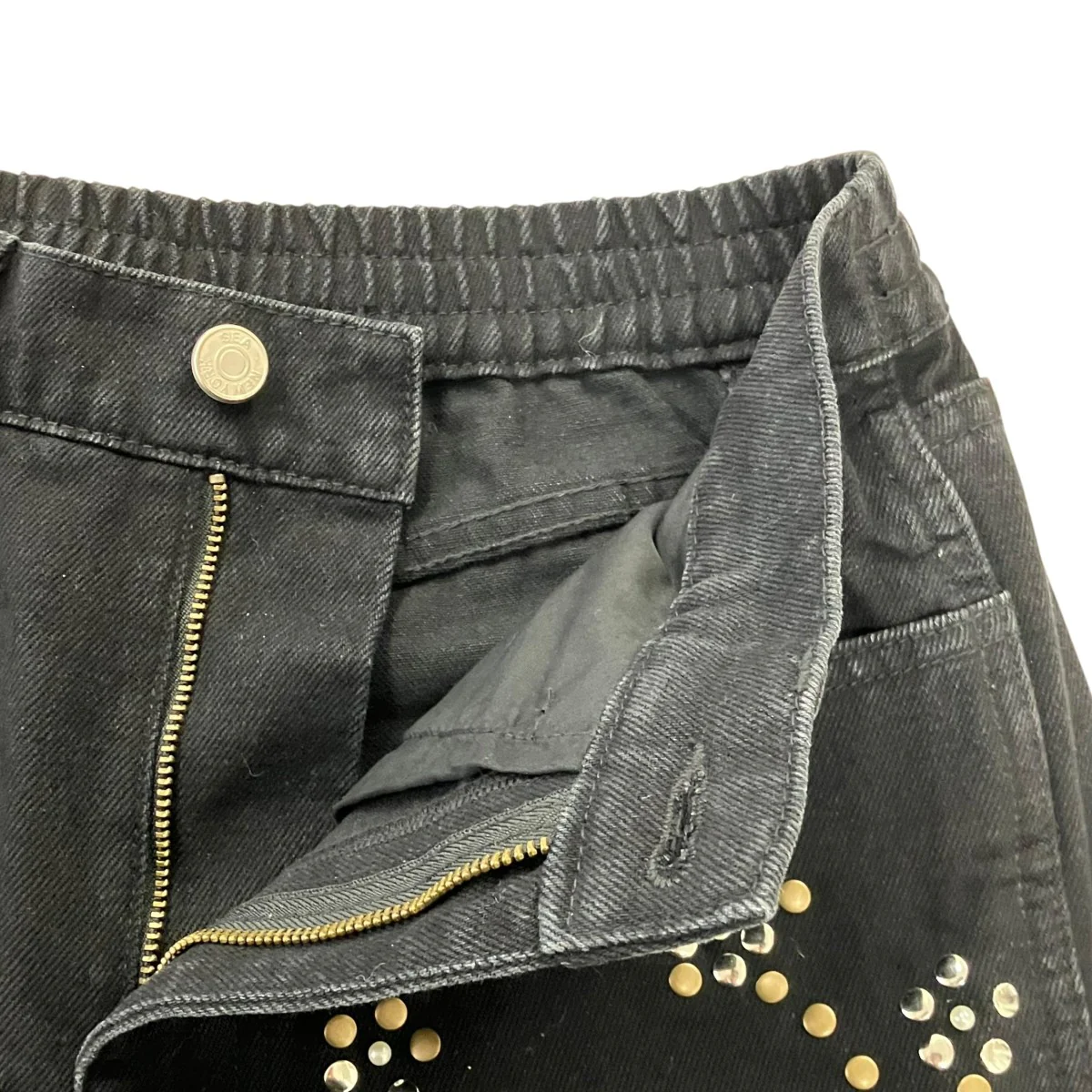 Etta JeansスタッズデニムパンツRS26-005 - Image 5