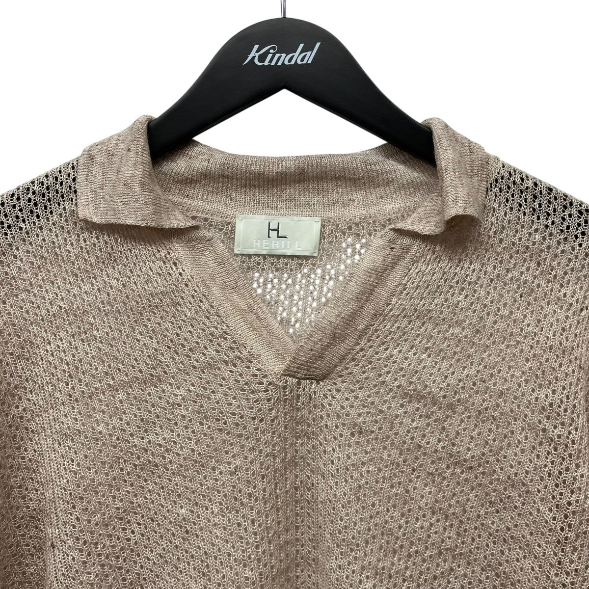 Linen WG Poloニットポロシャツ25―080―HL―8210―10 - Image 3
