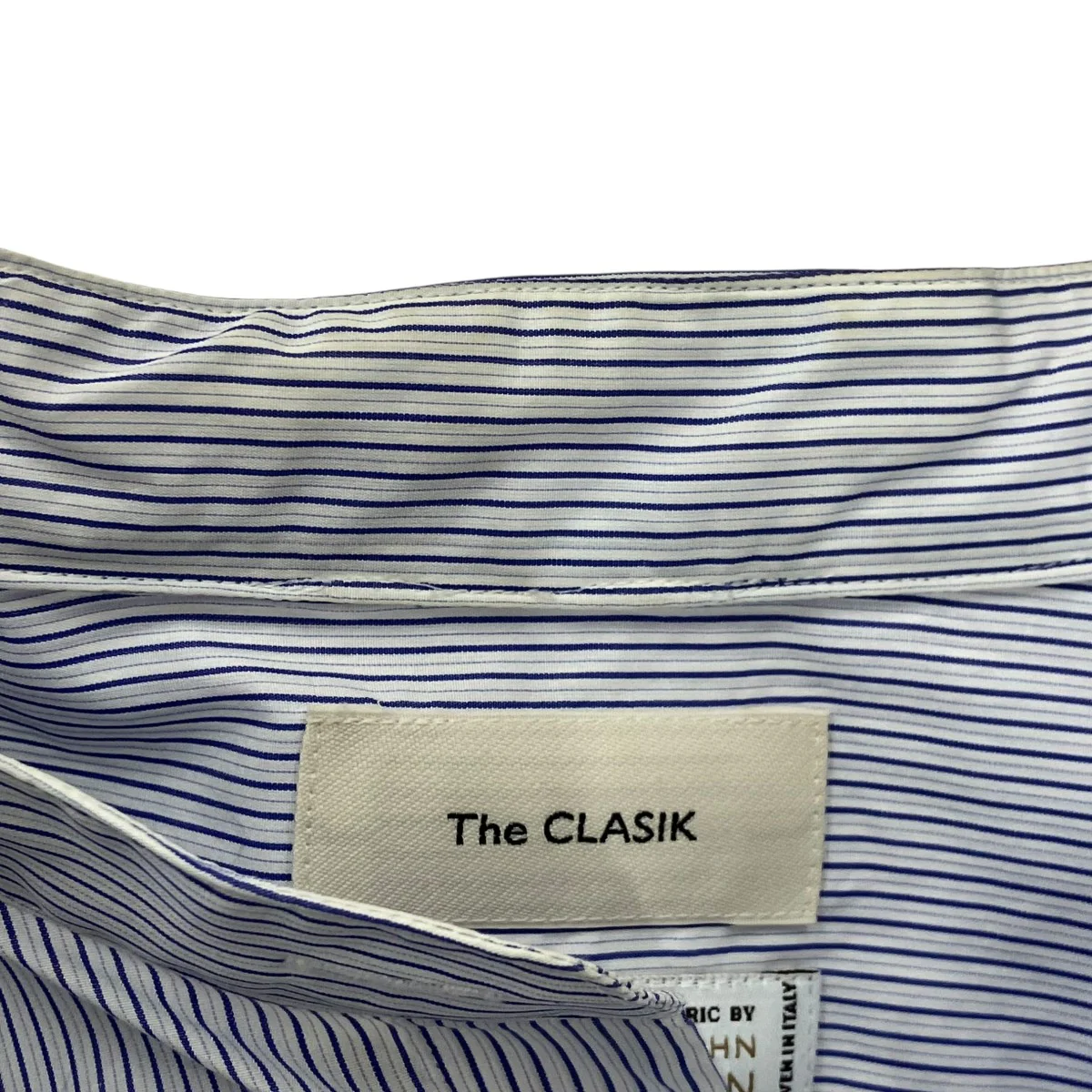 20AWCOLLARLESS SHIRTストライプシャツ20AW-CKSH-002-1 - Image 8