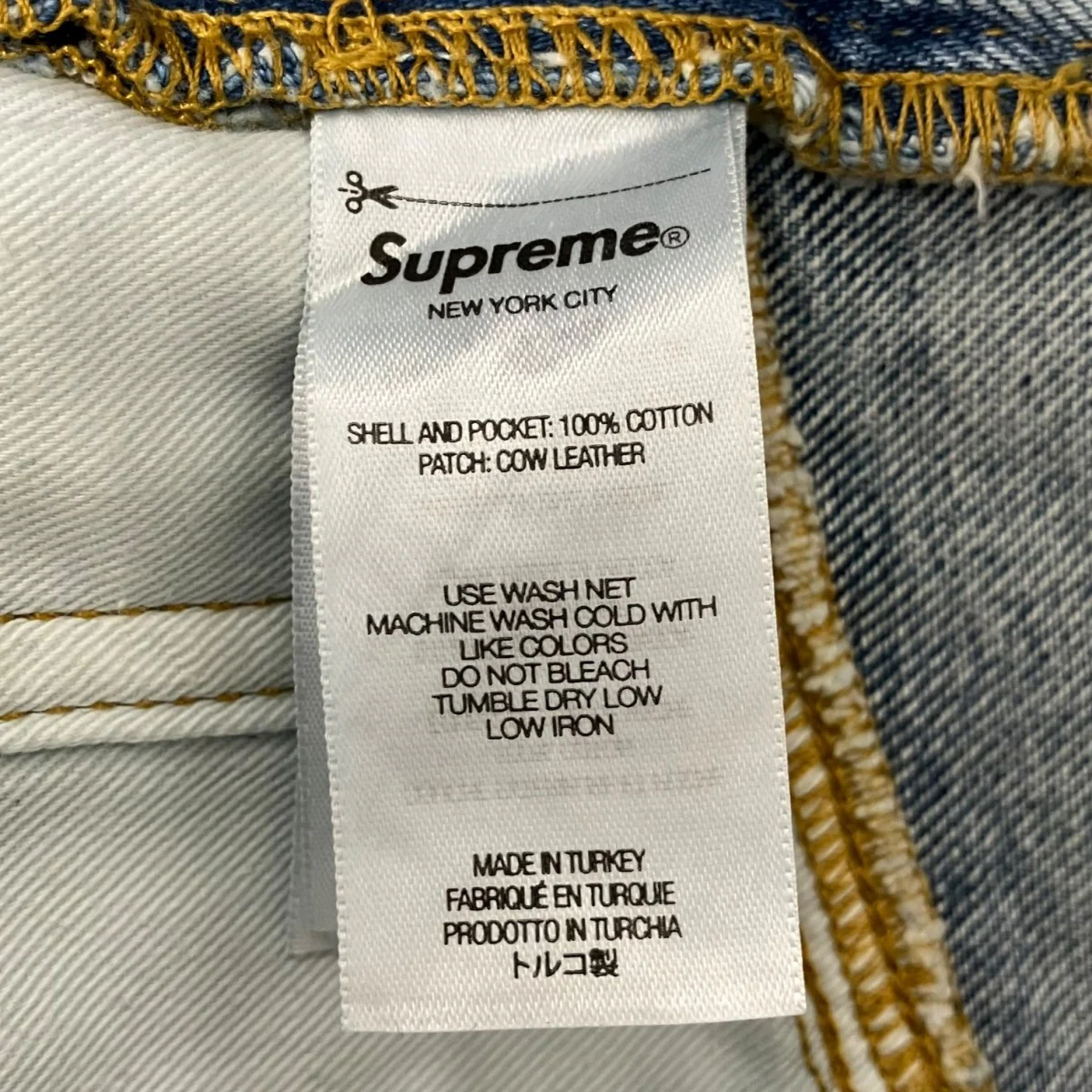 25SSX-Seam Baggy Denim Shortバギーデニムショーツ - Image 5