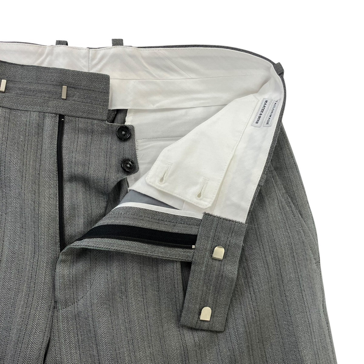 撚杢ヘリンボーン setup trouser 2MT5103-0202A - Image 5