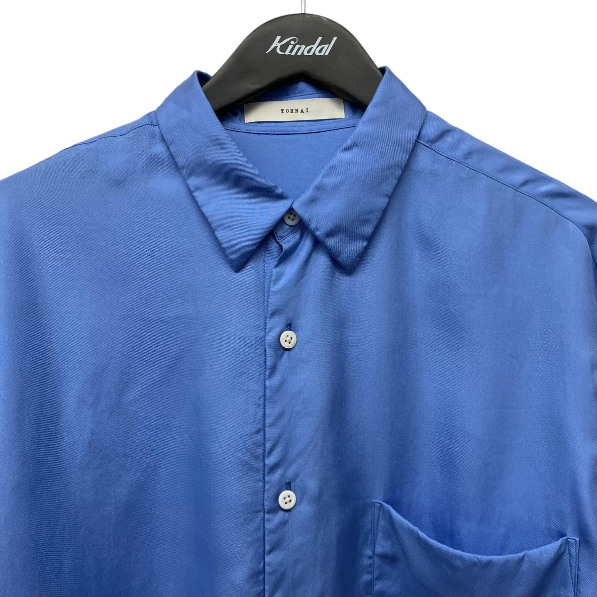 25AWBRUSHED SILK REGULAR COLLAR SHIRTシルクシャツTOH25AW-08 - Image 3